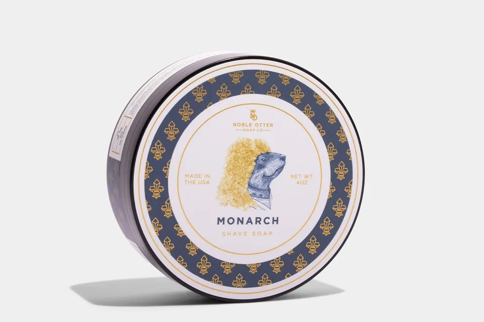 Noble Otter Monarch Sapone Barba 4oz Lavanda Vaniglia