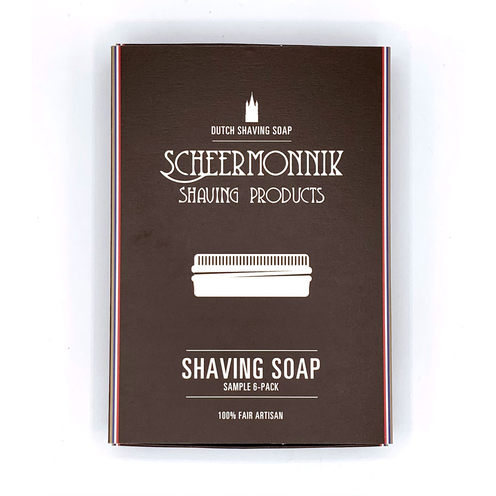 Scheermonnik Set Prova sapone da barba 6 x 15 g