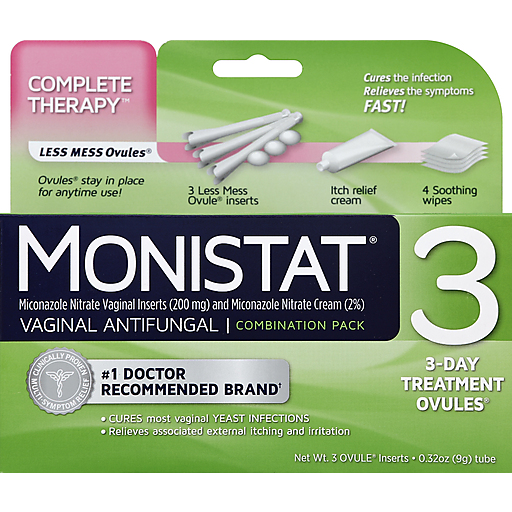 Monistat 3 antimicotico vaginale ovuli 3 giorni miconazolo