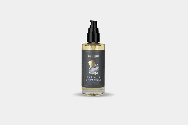 Noble Otter Thé Noir et Vanille olio barba 60 ml tè nero