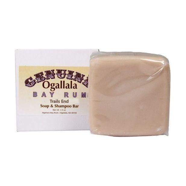 Ogallala Bay Rum Trails End saponetta shampoo solido 4.5 oz