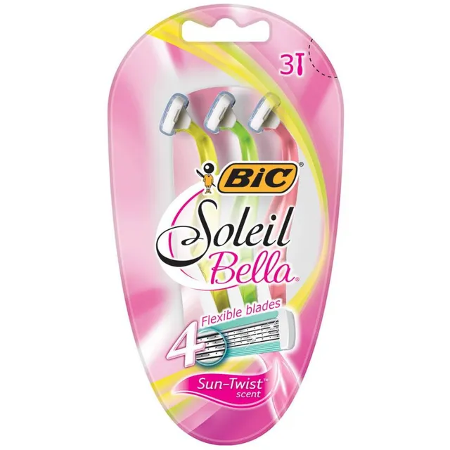 BIC Soleil Citrus rasoio donna 4 lame manico profumato