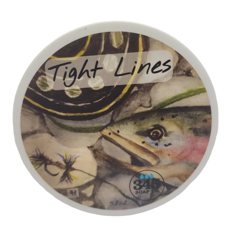 345 Tight Lines sapone da barba 5.8 oz fresco uomo