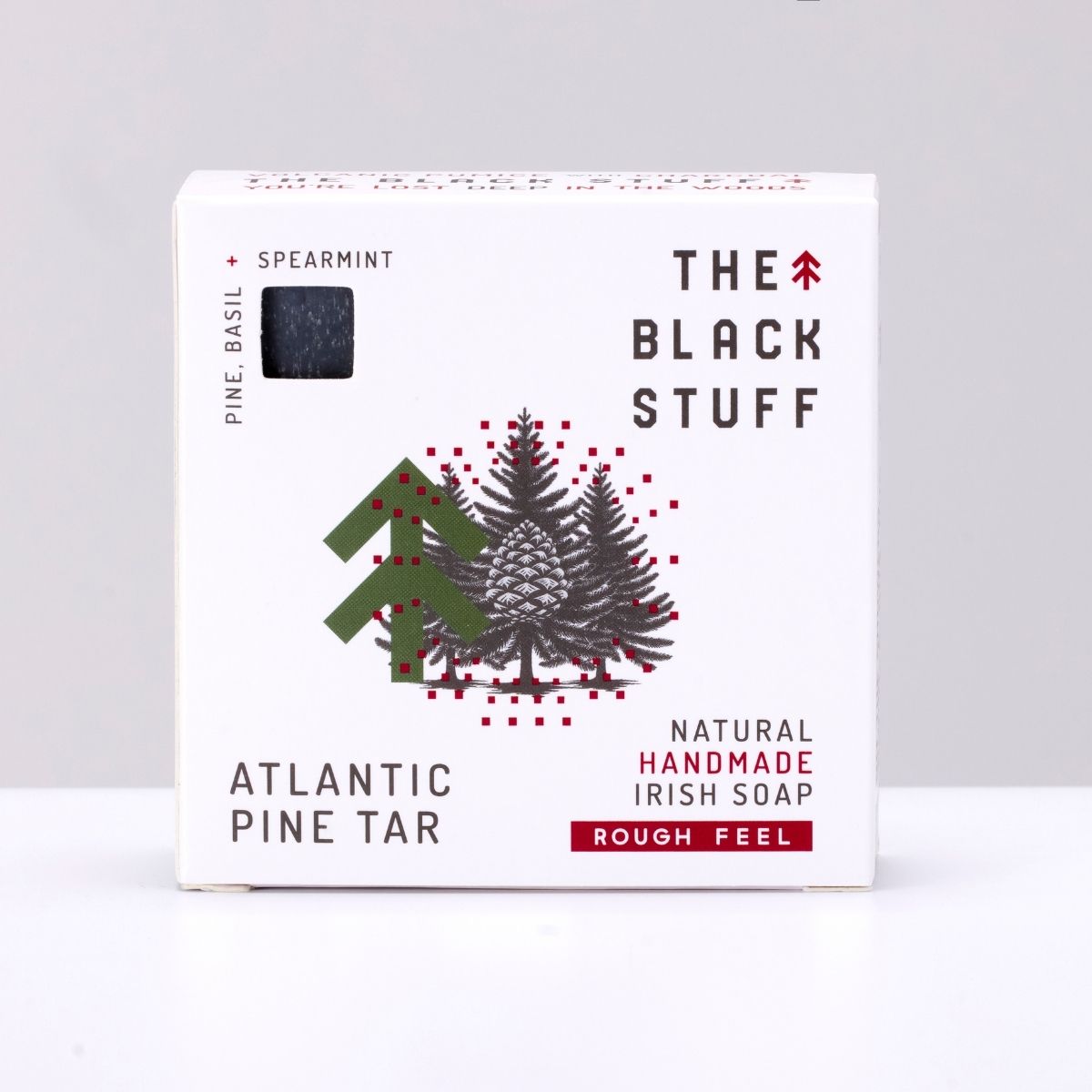 The Black Stuff Atlantic Pine Tar Sapone Uomo Scrub Pino Esfoliante