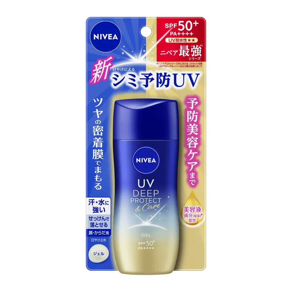 Nivea UV Deep Protect Care gel solare SPF50+ 80g viso