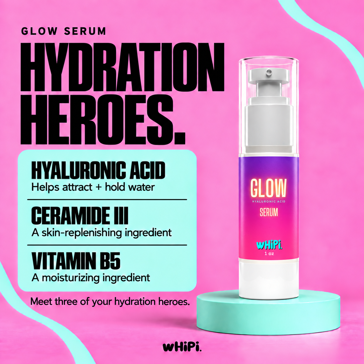 GLOW Hyaluronic Serum siero viso ialuronico 30 ml
