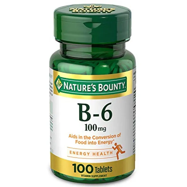 Nature's Bounty B6 100 mg Integratore Vitamina B6 Compresse