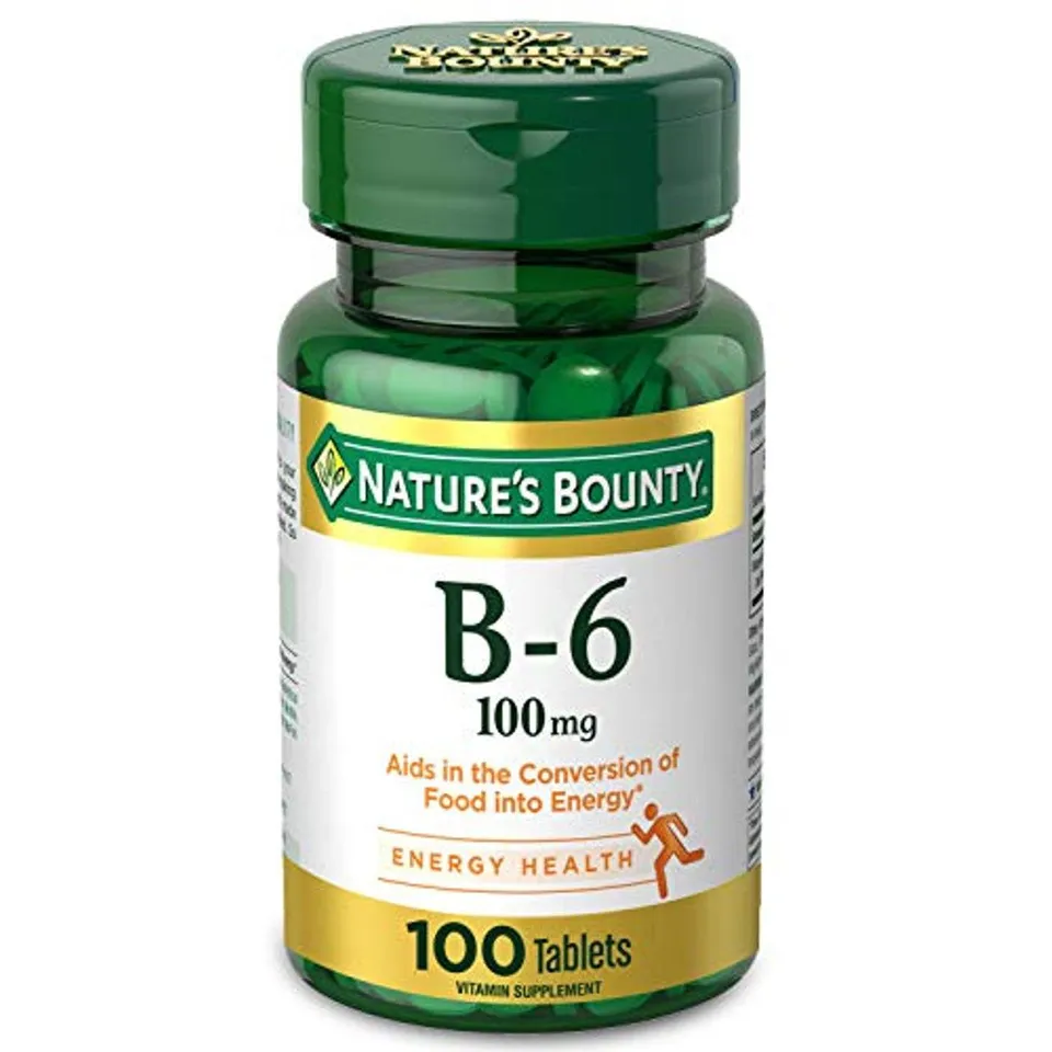 Nature's Bounty B6 100 mg Integratore Vitamina B6 Compresse