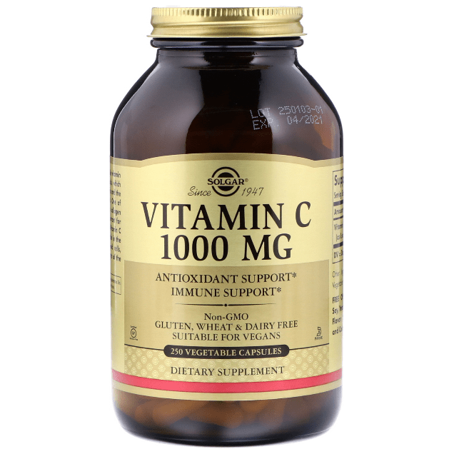Solgar Vitamina C 1000mg 250 Capsule Vegetali