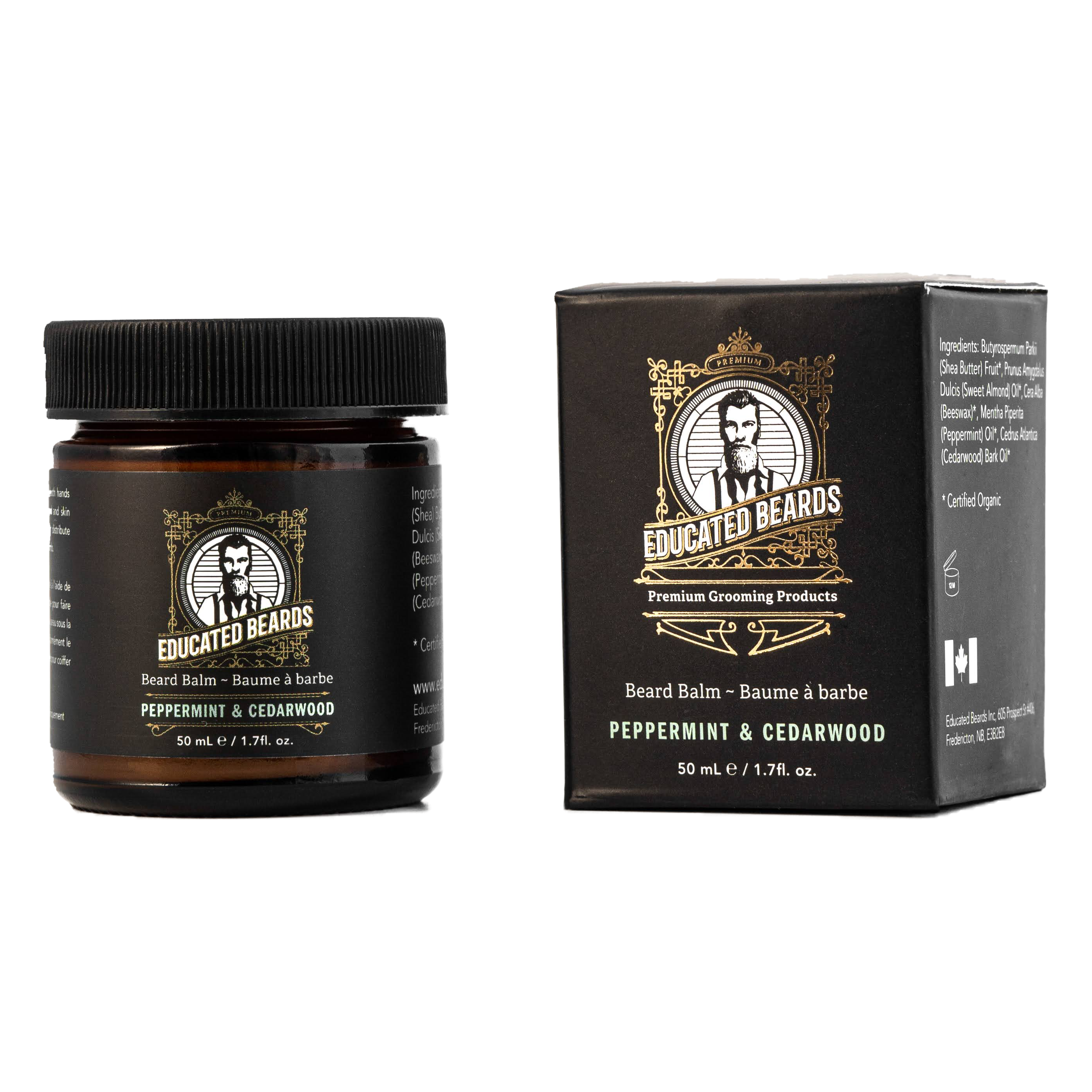Educated Beards balsamo barba menta e cedro 50 ml