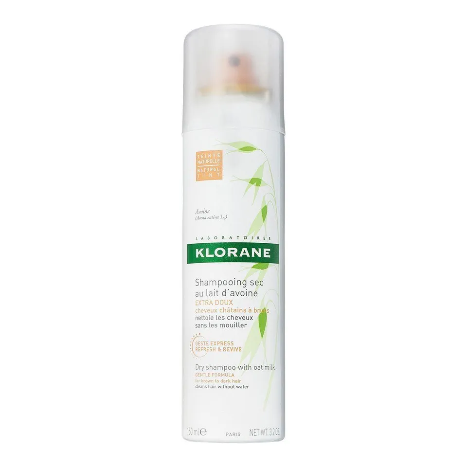 Klorane Latte Avena shampoo secco tinta naturale 150 ml castani