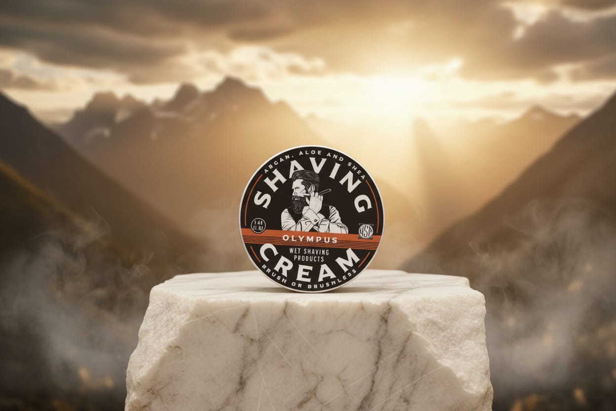 Wet Shaving Products Olympus crema da barba 211 g vegana fruttata
