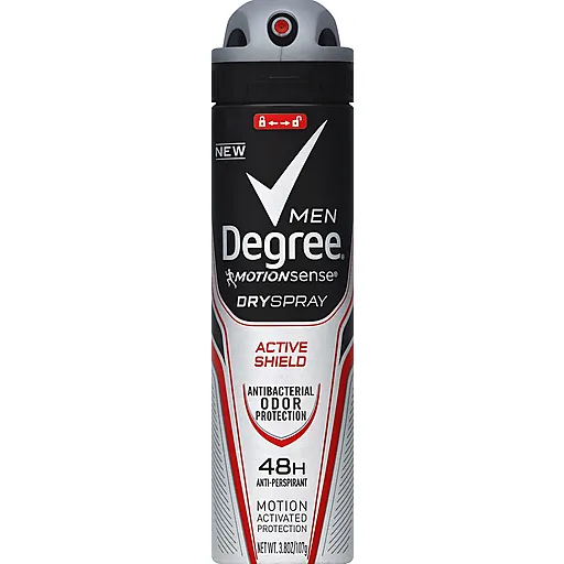 Degree Men Motion Sense Active Shield deodorante spray uomo 48h