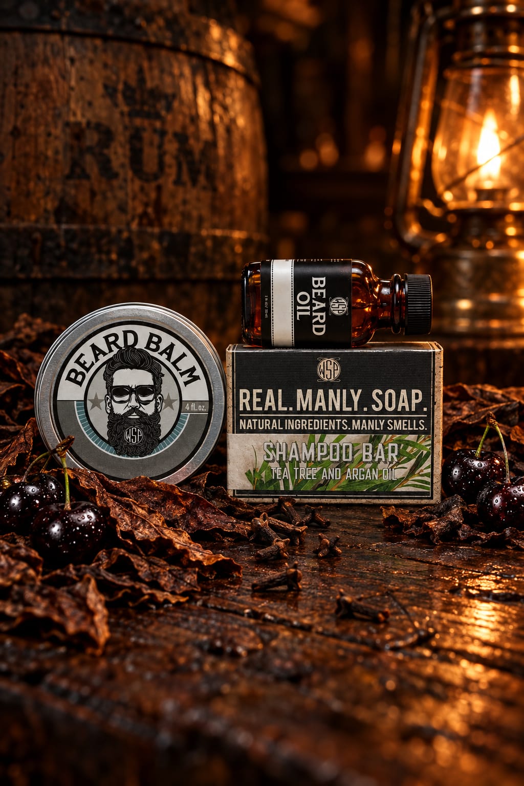 Wet Shaving Products Blackbeard olio da barba 1oz tabacco nero
