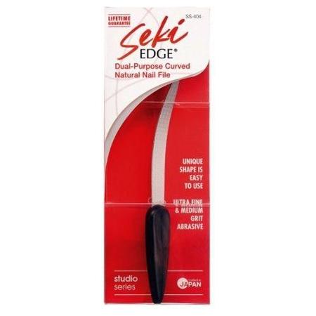 Seki Edge SS-404 lima unghie curva acciaio doppia grana