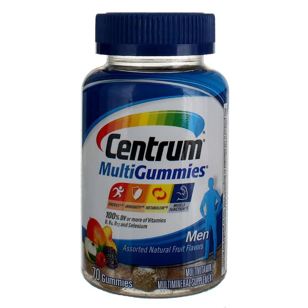 Centrum Men Multivitaminico Gummies Frutta Mista Energia Uomo
