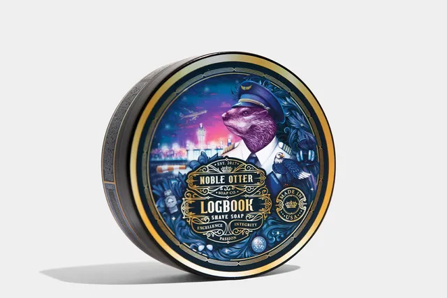 Noble Otter Logbook Sapone da Barba 4oz Fougère Legnoso