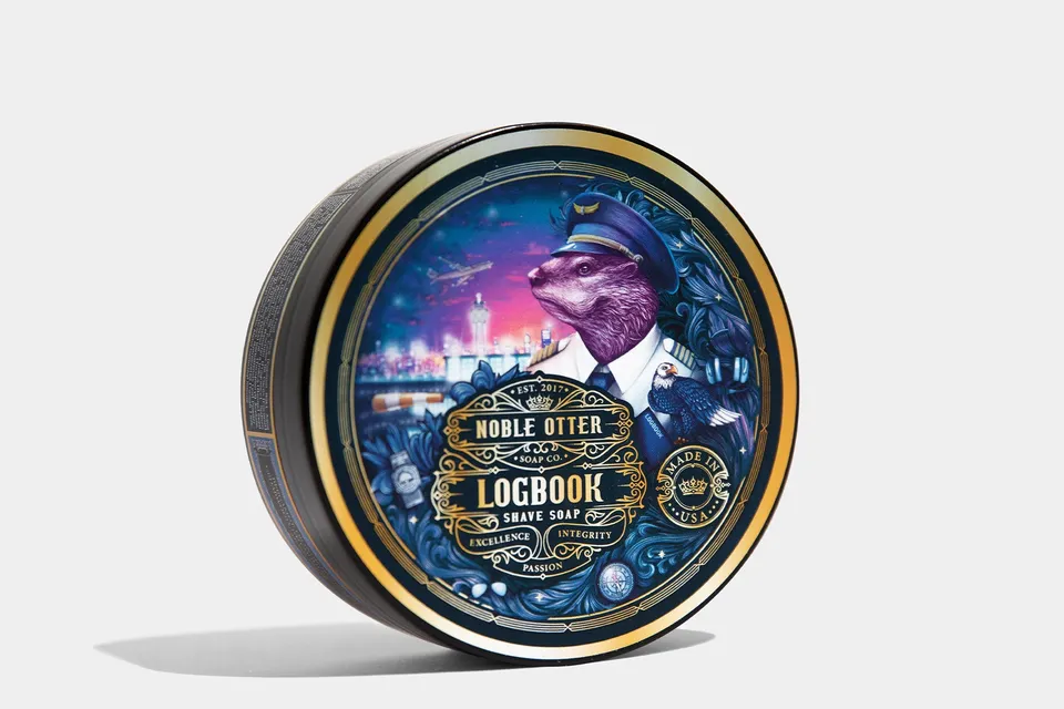 Noble Otter Logbook Sapone da Barba 4oz Fougère Legnoso