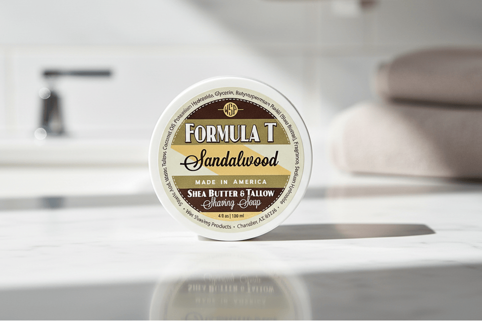 Wet Shaving Products Formula T Sandalwood sapone da barba al sego