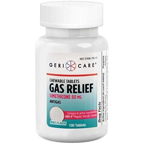 GeriCare Gas Relief 80 mg compresse masticabili antigonfiore