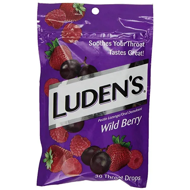 Luden's Wild Berry pastiglie gola frutti di bosco