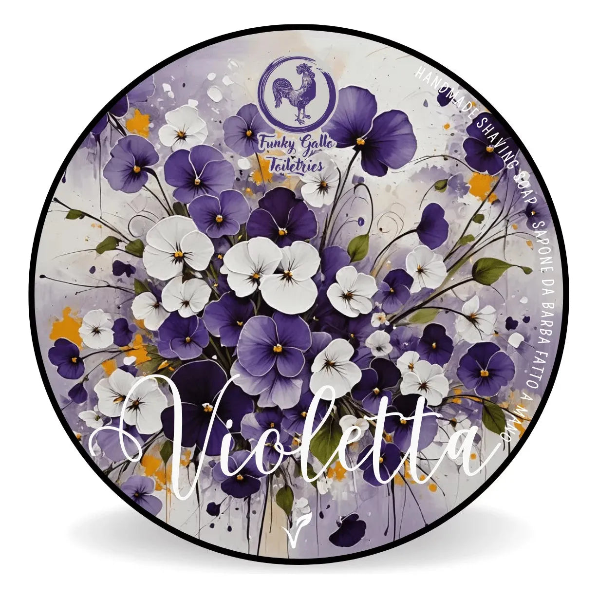 Funky Gallo Violetta Sapone Barba 120g Dopobarba 100ml