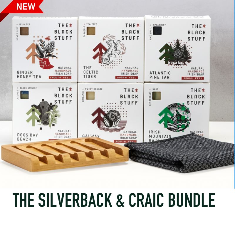 The Black Stuff Silverback Craic set 6 saponette uomo