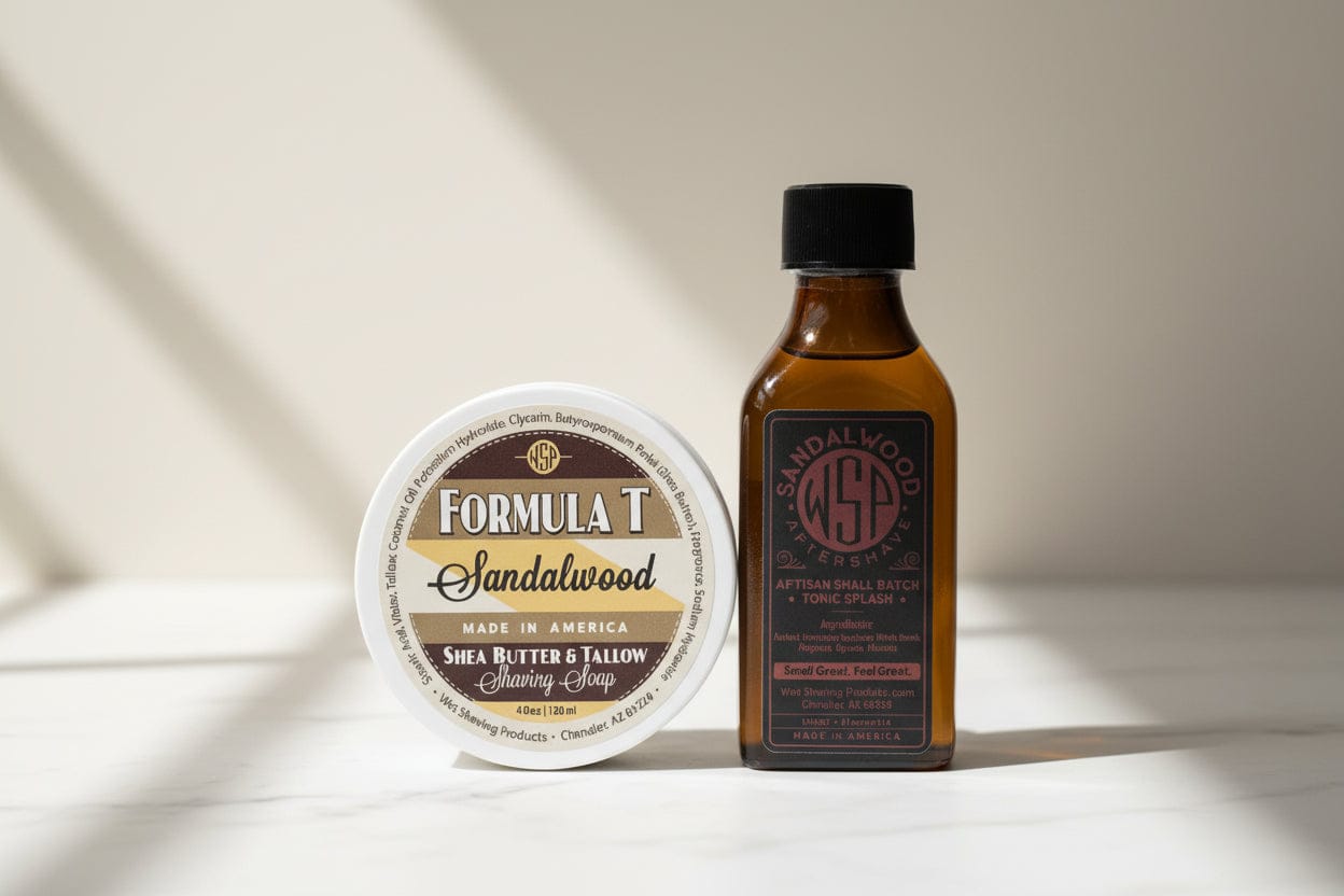 Wet Shaving Products Formula T Sandalwood sapone da barba al sego