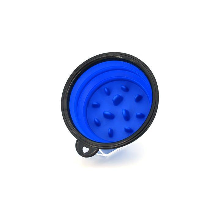 Stirling Soap Co. ciotola barba silicone nero pieghevole da viaggio