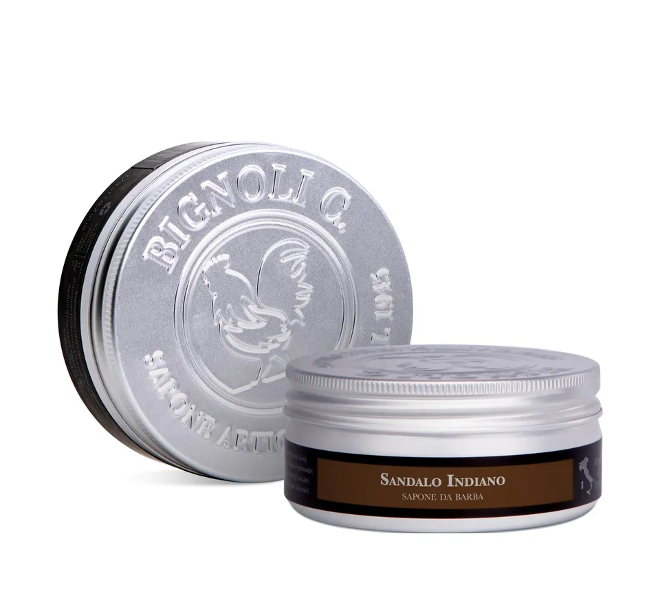 Saponificio Bignoli Sandalo Indiano sapone barba 175g ciotola