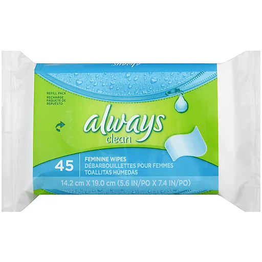 Always Feminine salviette intime ricarica leggermente profumate