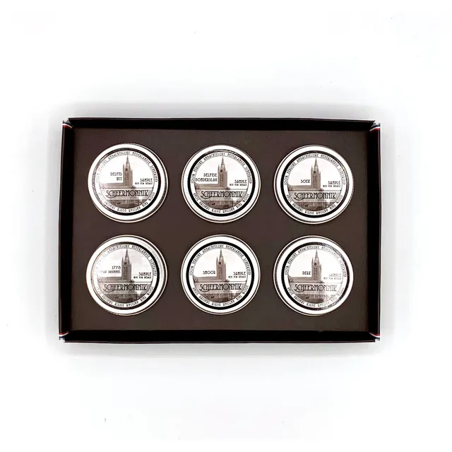 Scheermonnik Set Prova sapone da barba 6 x 15 g