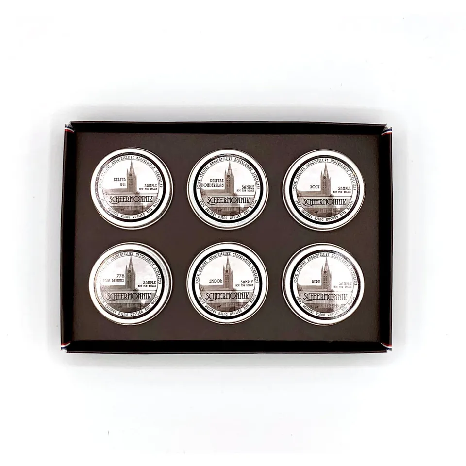 Scheermonnik Set Prova sapone da barba 6 x 15 g