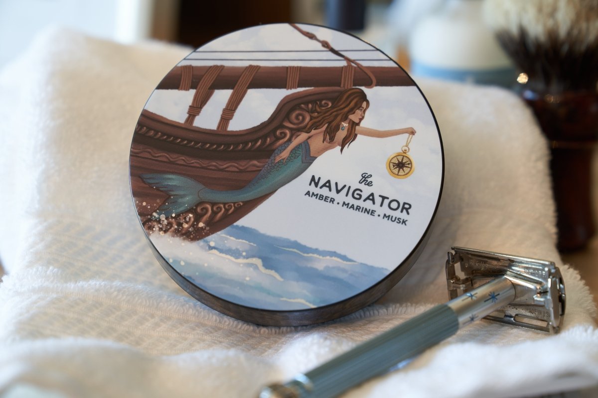 Zingari Man The Navigator Sapone da Barba Marino 142 g