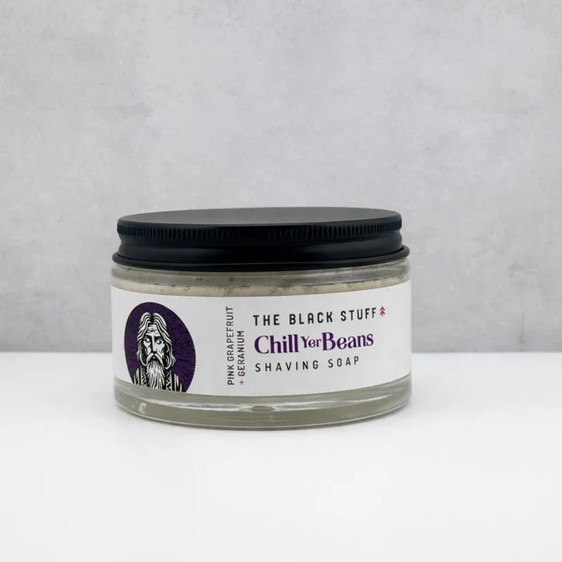 The Black Stuff Chill Yer Beans sapone da barba edizione limitata 155g