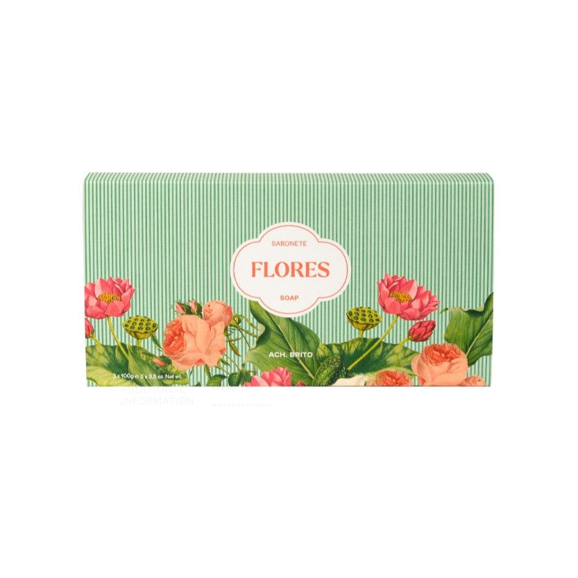 Ach Brito Flores saponette 3x100 g mandorla dolce