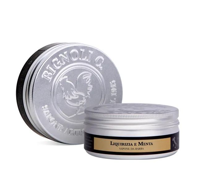 Saponificio Bignoli Liquirizia e Menta Sapone da Barba 175g