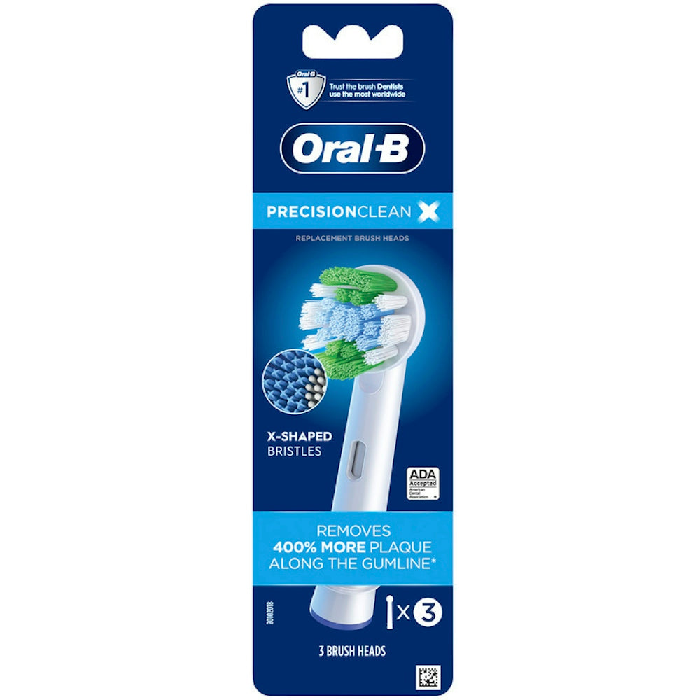 Oral-B Precision Clean testine spazzolino 3 pezzi placca