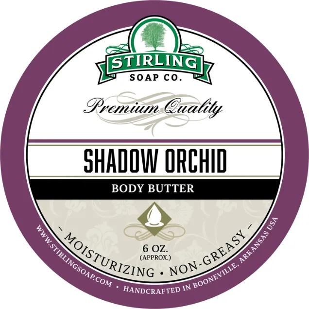 Stirling Soap Shadow Orchid Burro Corpo Vaniglia Patchouli 170g