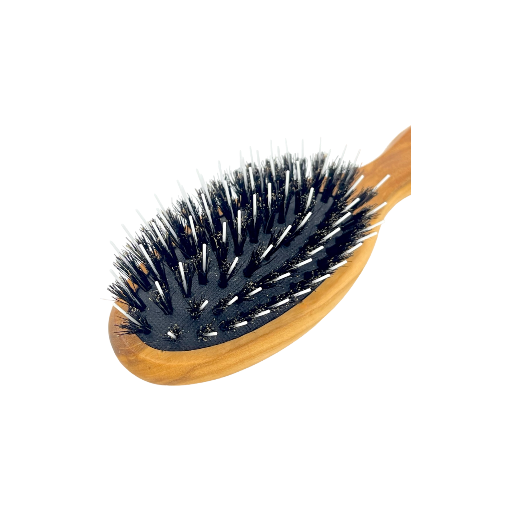 Dural spazzola capelli legno ulivo setole cinghiale nylon 175 mm