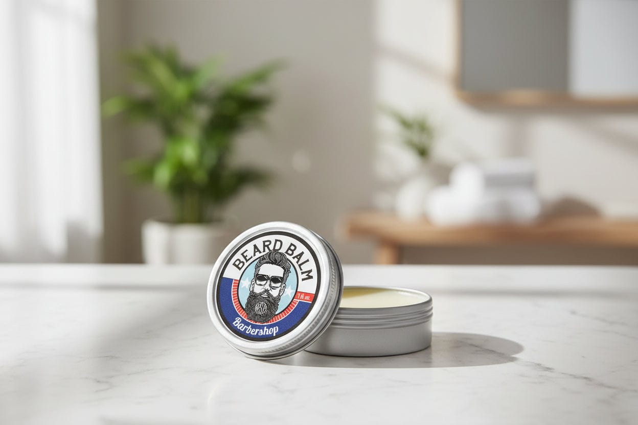 Wet Shaving Products Barbershop balsamo da barba tin 1 oz tenuta