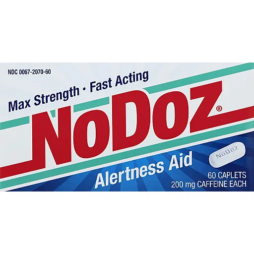NoDoz Max Strength Caffeina Compresse 200 mg