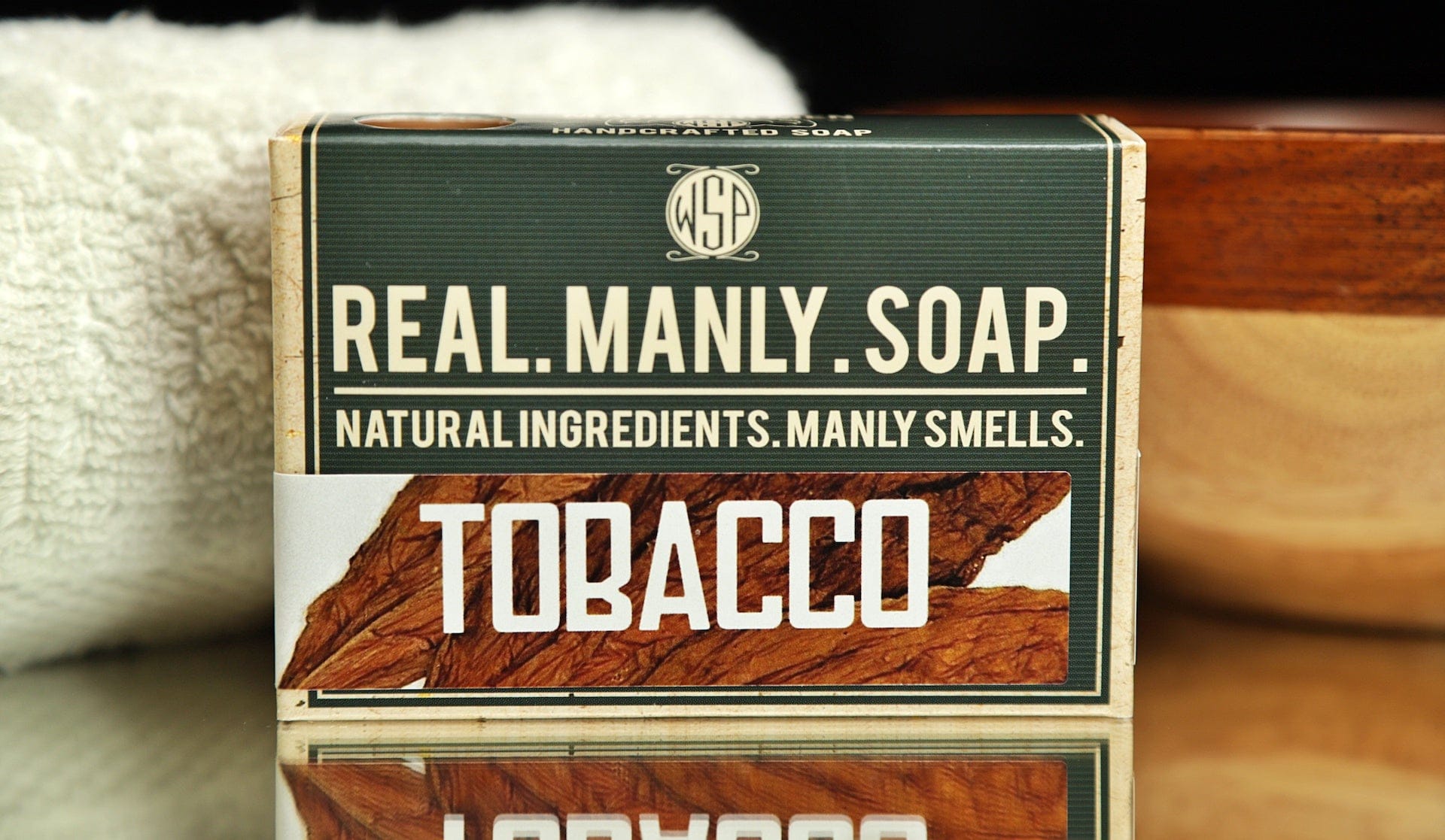 Wet Shaving Products Tobacco saponetta uomo singola tabacco