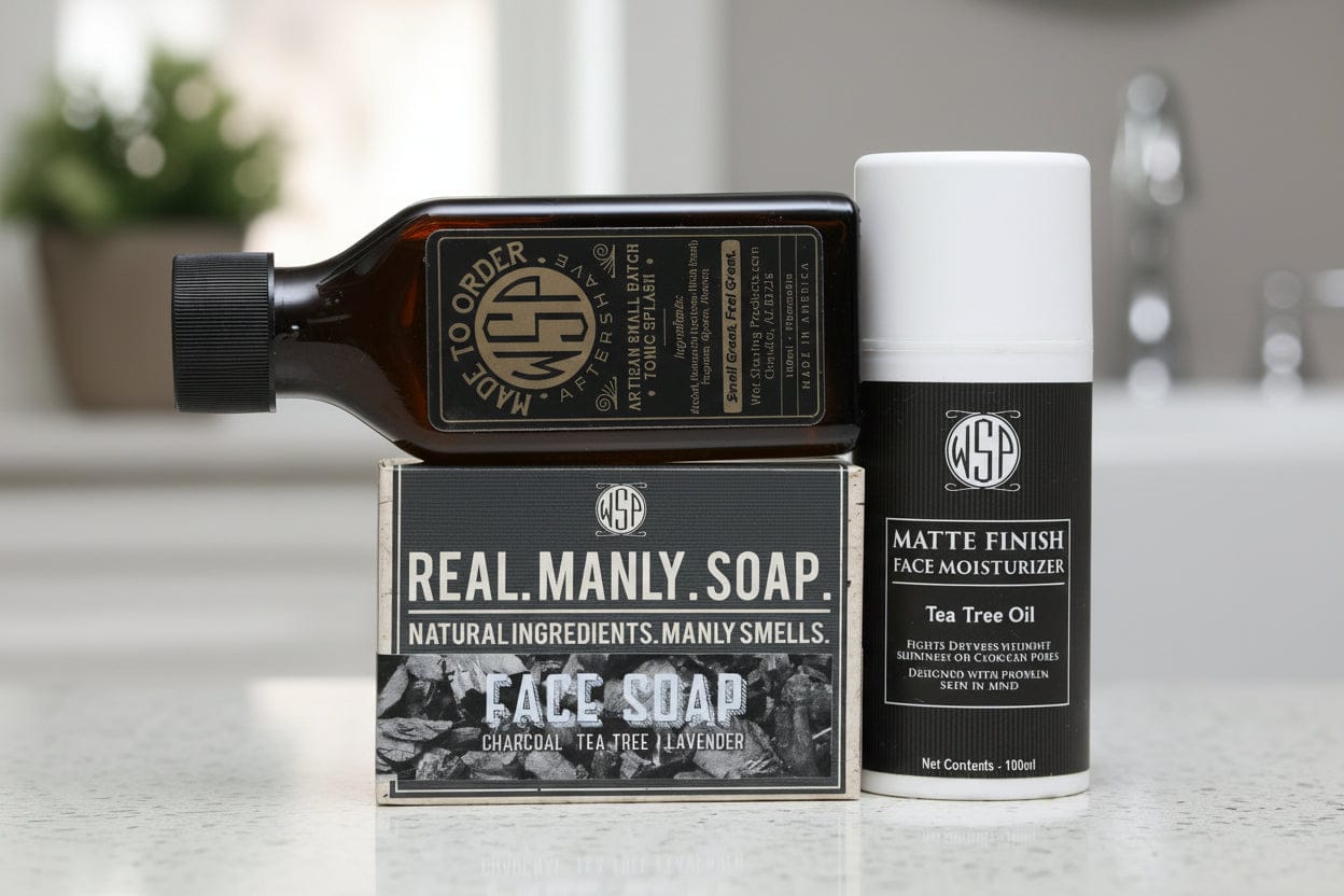 Wet Shaving Products Face Care crema viso uomo non profumata opaca