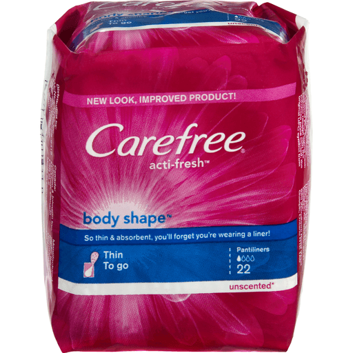 Carefree Acti-Fresh salvaslip sottili Body Shape