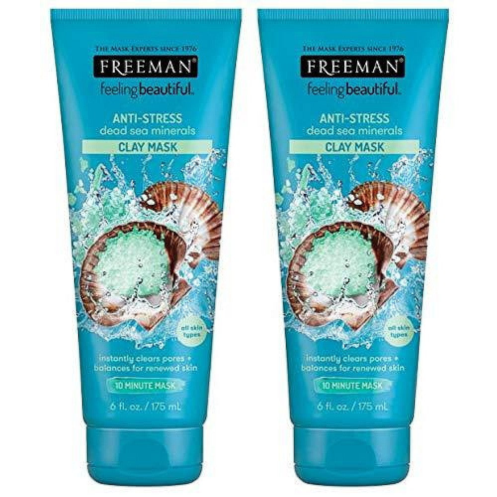 Freeman Dead Sea Minerals maschera viso argilla antistress