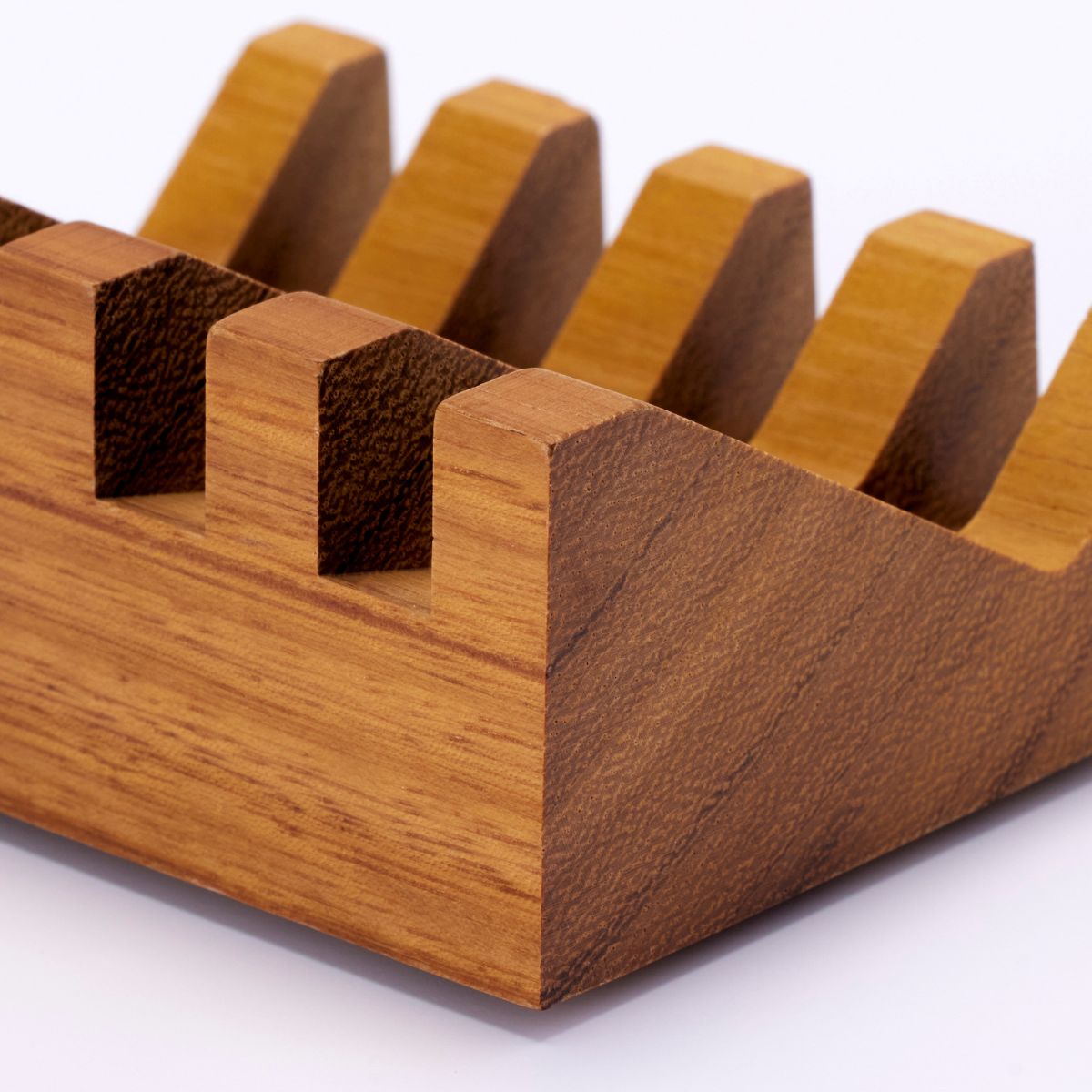 The Black Stuff Accessories portasapone Teak Diagonal