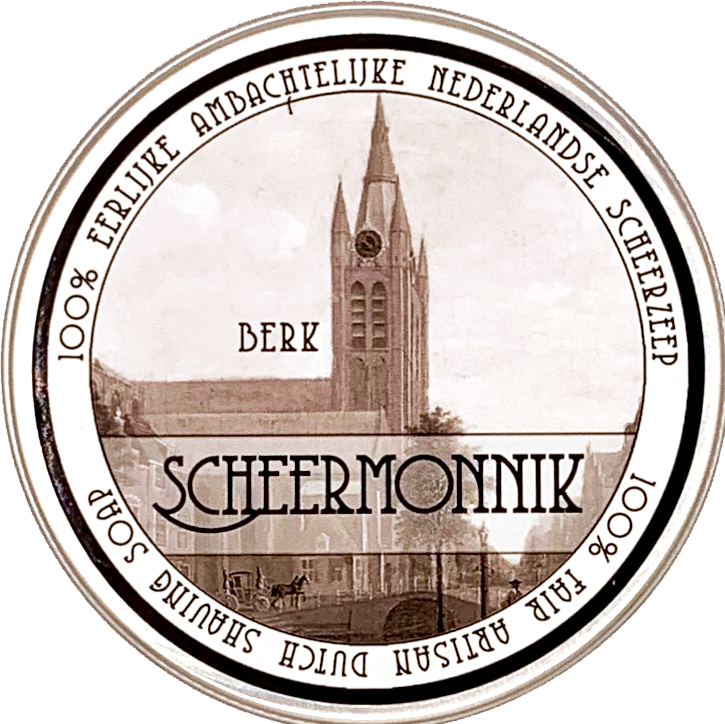Scheermonnik Scheerzepen Berk Sapone da Barba 75g Sandalo