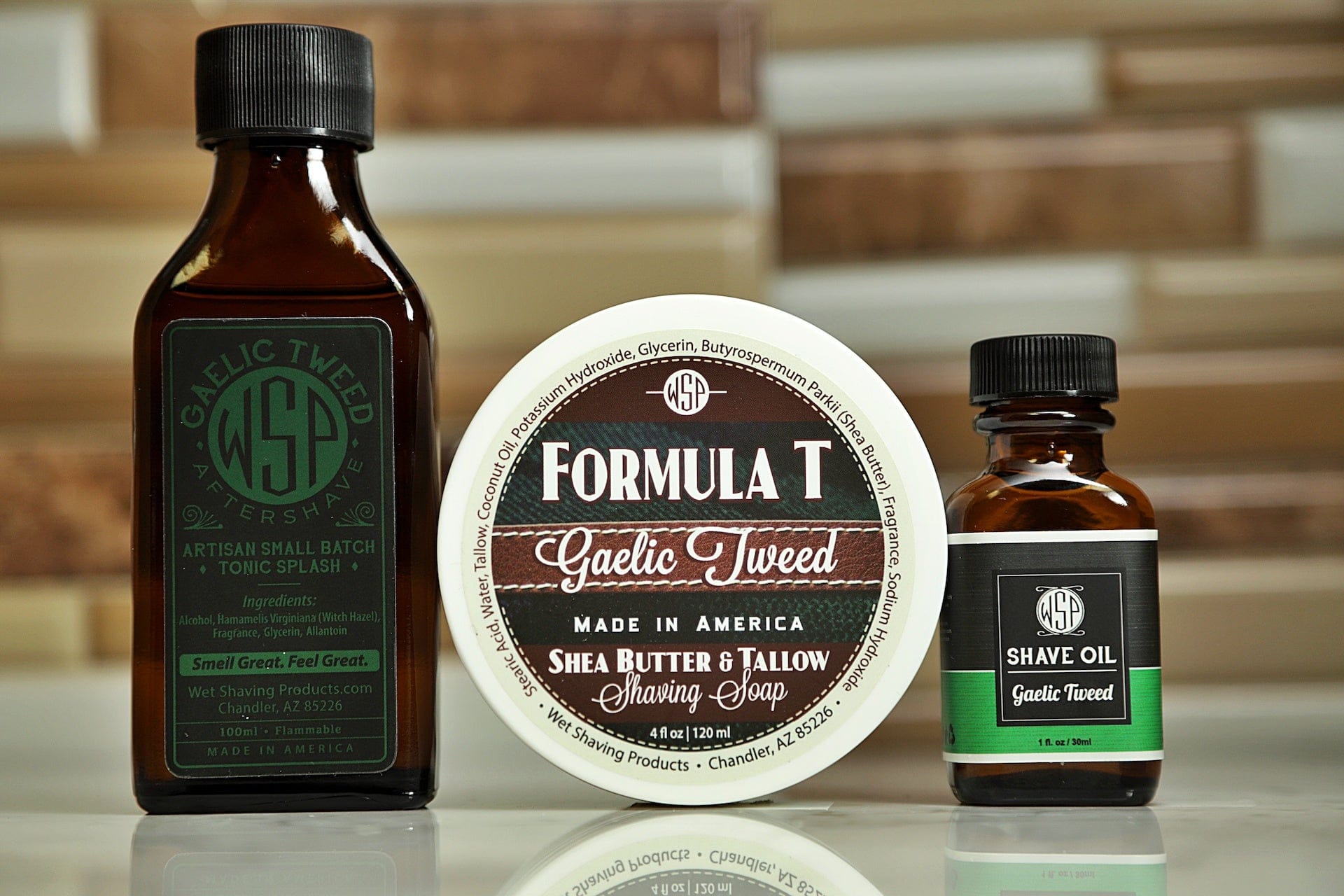 Wet Shaving Products Gaelic Tweed Sapone Barba Sego Tallow
