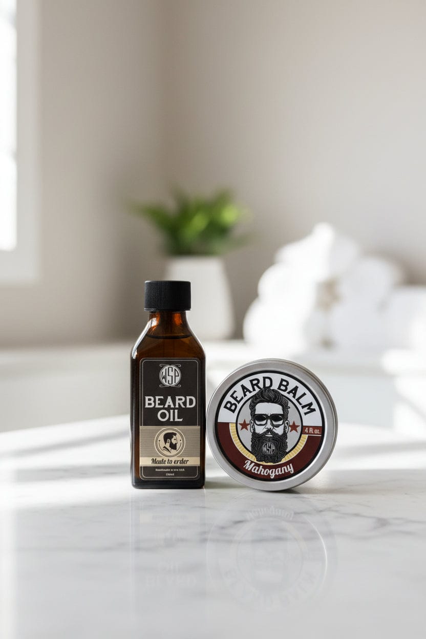 Wet Shaving Products Mahogany balsamo barba tenuta leggera 1 oz